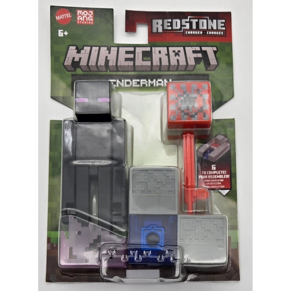 Minecraft Creature & Mob Figures Lot 4 3.5" Mojang‎ New Redstone Variants - Picture 3 of 9